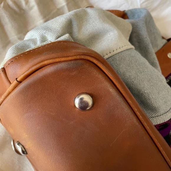 Luna Denim CDB with matching artisan backpack straps - Picture 5 of 8